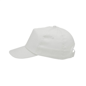 Casquette baseball en 100% coton avec visière préformée et fermeture réglable par bande auto-agrippante 40