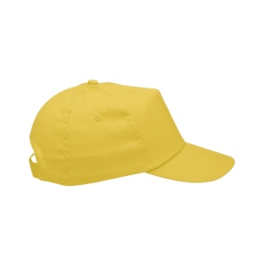 Casquette baseball en 100% coton avec visière préformée et fermeture réglable par bande auto-agrippante 43