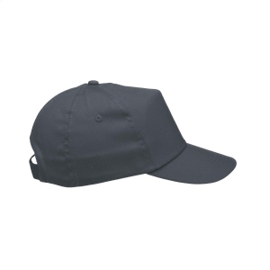 Casquette baseball en 100% coton avec visière préformée et fermeture réglable par bande auto-agrippante 44