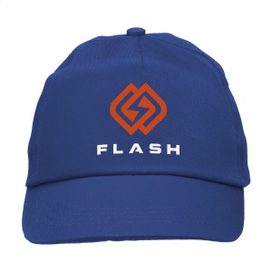 Casquette baseball en 100% coton avec visière préformée et fermeture réglable par bande auto-agrippante 18