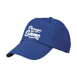 Casquette baseball en 100% coton avec visière préformée et fermeture réglable par bande auto-agrippante 8