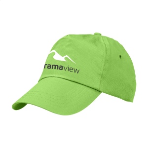 Casquette baseball en 100% coton avec visière préformée et fermeture réglable par bande auto-agrippante 6