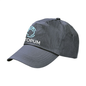 Casquette baseball en 100% coton avec visière préformée et fermeture réglable par bande auto-agrippante 4