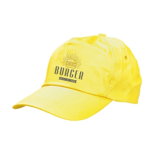 Casquette baseball en 100% coton avec visière préformée et fermeture réglable par bande auto-agrippante 3
