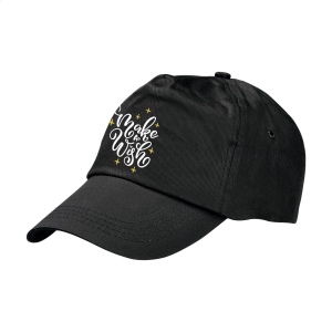 Casquette baseball en 100% coton avec visière préformée et fermeture réglable par bande auto-agrippante 5