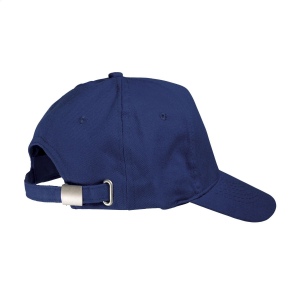Casquette baseball dans une qualité extra lourde en 100 % coton peigné avec visière préformée et fermeture par clip métallique réglable à l'arrière 8