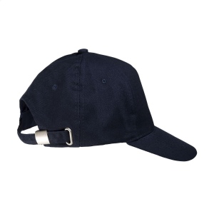 Casquette baseball dans une qualité extra lourde en 100 % coton peigné avec visière préformée et fermeture par clip métallique réglable à l'arrière 10