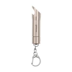 Porte-clés lampe torche en aluminium avec 3 lampes LED à forte lumière blanche et décapsuleur 9