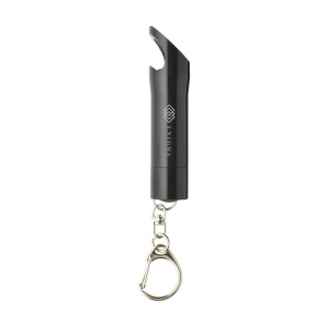 Porte-clés lampe torche en aluminium avec 3 lampes LED à forte lumière blanche et décapsuleur 10