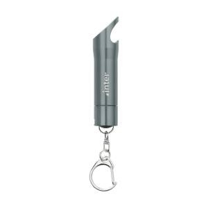 Porte-clés lampe torche en aluminium avec 3 lampes LED à forte lumière blanche et décapsuleur 13