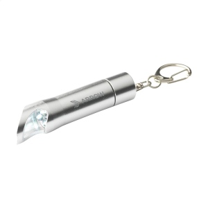 Porte-clés lampe torche en aluminium avec 3 lampes LED à forte lumière blanche et décapsuleur 2