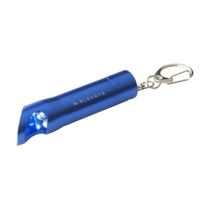 Porte-clés lampe torche en aluminium avec 3 lampes LED à forte lumière blanche et décapsuleur 6