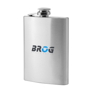 Gourde solide en acier inoxydable brossé avec bouchon à visser 7