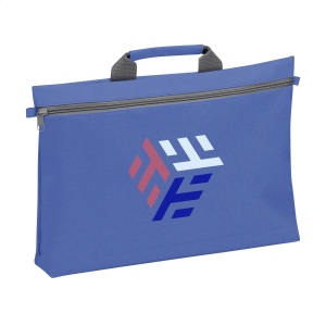 Grand sac/porte-documents en polyester 600D avec poignée renforcée et fermeture à glissière 12
