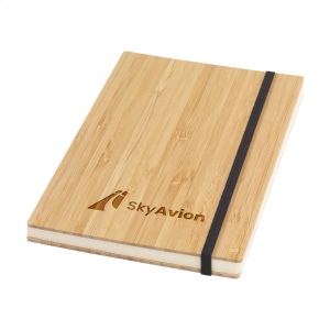 Carnet au format A5 avec couverture rigide bambou certifié FSC 100% 4