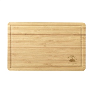 Planche à découper en bambou de qualité avec rainure tout autour pour le jus de la viande ou des fruits et légumes 6