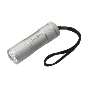 Lampe torche en aluminium avec 9 lampes LED à forte lumière blanche à économie d'énergie et poignée amovible 21