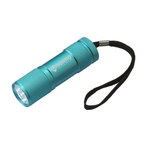 Lampe torche en aluminium avec 9 lampes LED à forte lumière blanche à économie d'énergie et poignée amovible 16