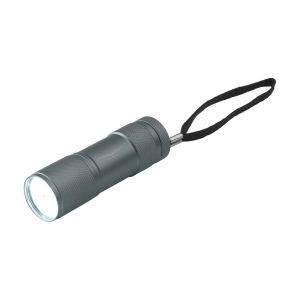 Lampe torche en aluminium avec 9 lampes LED à forte lumière blanche à économie d'énergie et poignée amovible 19