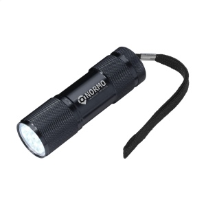 Lampe torche en aluminium avec 9 lampes LED à forte lumière blanche à économie d'énergie et poignée amovible 20