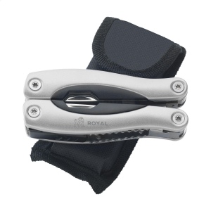 Pince multifonctions compacte en acier inoxydable avec poignée en aluminium d'aspect métallique 13