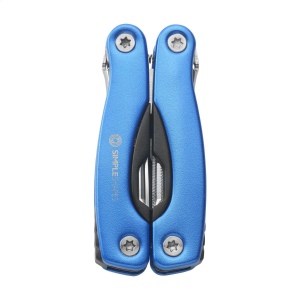 Pince multifonctions compacte en acier inoxydable avec poignée en aluminium d'aspect métallique 10