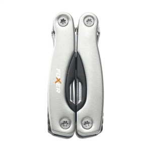 Pince multifonctions compacte en acier inoxydable avec poignée en aluminium d'aspect métallique 11