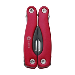 Pince multifonctions compacte en acier inoxydable avec poignée en aluminium d'aspect métallique 12