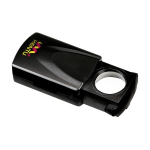 Loupe rétractable compacte avec facteur d'agrandissement de 30 et une lampe LED à forte lumière blanche intégrée