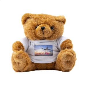 Grand ours en peluche avec T-shirt blanc 3