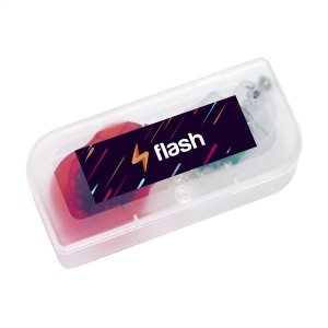 Set de mini lampes pour vélo comprenant des lampes LED blanches et rouges avec une attache élastique 3