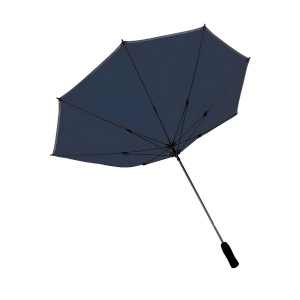 Parapluie anti-vent, léger avec bord réfléchissant, toile en polyester 190T, cadre en fibre de verre, manche en métal, poignée douce et fermeture Velcro 7