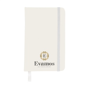 Bloc-notes compact format A6 avec environ 96 feuillets / 192 pages de papier ligné de couleur crème (80 g/m²) certifié FSC Mix 5