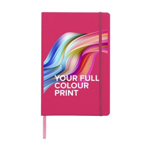 Carnet de notes compact format A5 avec environ 96 feuilles / 192 pages de couleur crème, papier ligné (80 g/m²) certifié FSC Mix 27