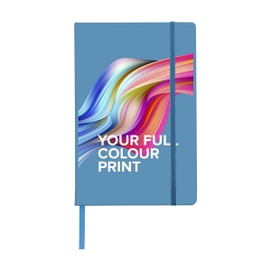 Carnet de notes compact format A5 avec environ 96 feuilles / 192 pages de couleur crème, papier ligné (80 g/m²) certifié FSC Mix 29