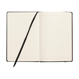 Carnet de notes compact format A5 avec environ 96 feuilles / 192 pages de couleur crème, papier ligné (80 g/m²) certifié FSC Mix 34