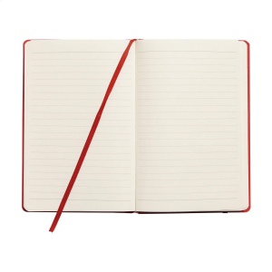 Carnet de notes compact format A5 avec environ 96 feuilles / 192 pages de couleur crème, papier ligné (80 g/m²) certifié FSC Mix 35