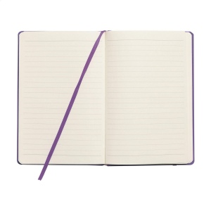 Carnet de notes compact format A5 avec environ 96 feuilles / 192 pages de couleur crème, papier ligné (80 g/m²) certifié FSC Mix 39
