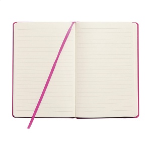 Carnet de notes compact format A5 avec environ 96 feuilles / 192 pages de couleur crème, papier ligné (80 g/m²) certifié FSC Mix 41
