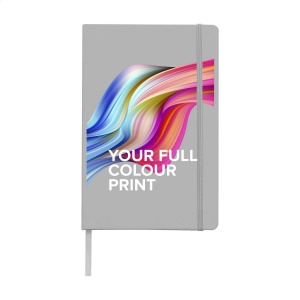Carnet de notes compact format A5 avec environ 96 feuilles / 192 pages de couleur crème, papier ligné (80 g/m²) certifié FSC Mix 19