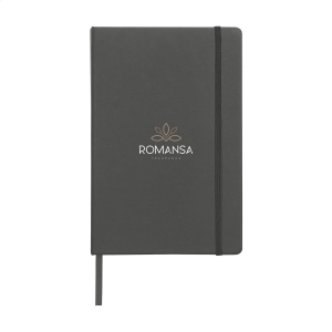 Carnet de notes compact format A5 avec environ 96 feuilles / 192 pages de couleur crème, papier ligné (80 g/m²) certifié FSC Mix 23