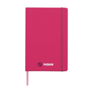 Carnet de notes compact format A5 avec environ 96 feuilles / 192 pages de couleur crème, papier ligné (80 g/m²) certifié FSC Mix 13
