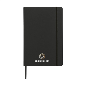 Carnet de notes compact format A5 avec environ 96 feuilles / 192 pages de couleur crème, papier ligné (80 g/m²) certifié FSC Mix 6