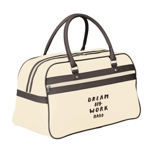 Sac de sport en PVC/PU dans un design des années 70 avec intérieur doublé, poche principale et poche zippée, 2 poignées solides, fond avec crampons de protection 7