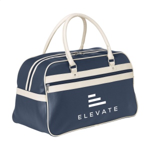 Sac de sport en PVC/PU dans un design des années 70 avec intérieur doublé, poche principale et poche zippée, 2 poignées solides, fond avec crampons de protection 3