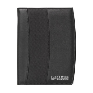 Conférencier/porte-documents en polyester 600D/matière synthétique de format A5 2