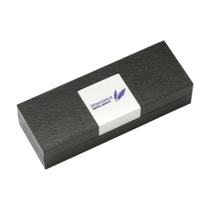 Ensemble d'écriture brillant : stylo à encre bleue à cliquet rotatif et porte-mines avec 3 mines HB (0,9 mm) 4