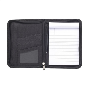 Conférencier/porte-documents en cuir de boeuf recyclé, de format A5 3