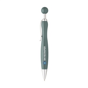 Stylo à encre bleue avec bouton-poussoir original