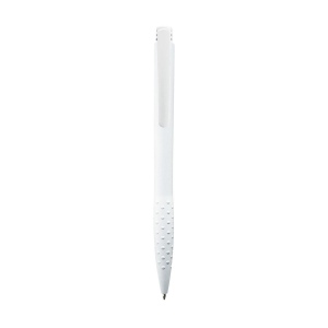 Stylo à encre bleue ou noire avec embout antidérapant, clip et bouton poussoir colorés 10